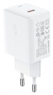 USB Charger  ACEFAST A21, Single port, USB-C, GaN PD30W, Total output: 30W, QC3.0, White 