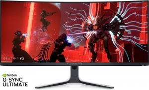 34.1" Monitor Gaming DELL Alienware AW3423DW/ OLED Quantum Dot/ WQHD/ Curved/ 0.1ms/ 21:9/ 165Hz/ Black thumbnav 1