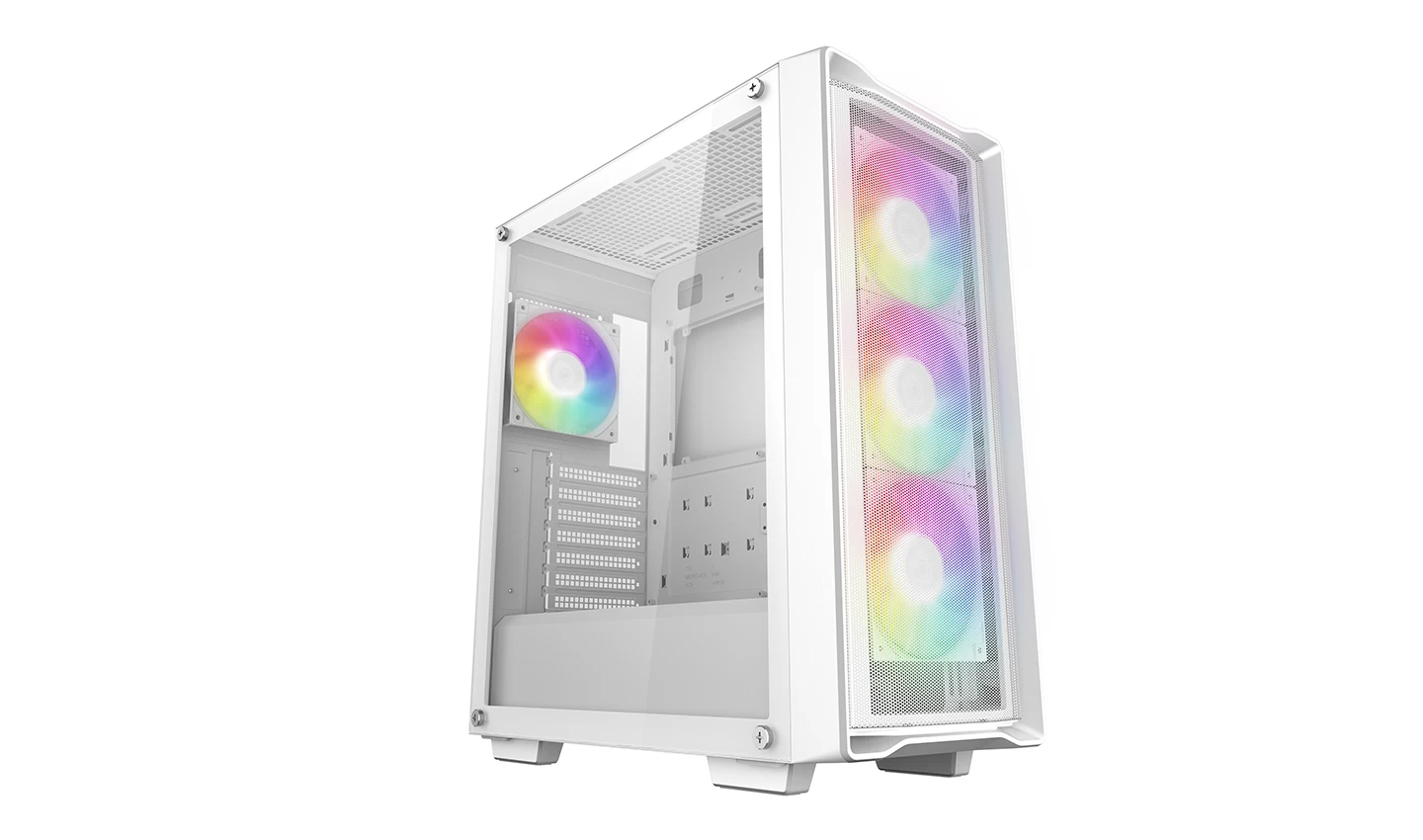 Carcasa DEEPCOOL CC560 MESH V2 WH / w/oPSU / Side-Window / ATX / White photo 1