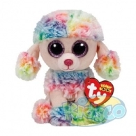 TY TY37145 Bb Rainbow - Multicolor Poodle 24cm 