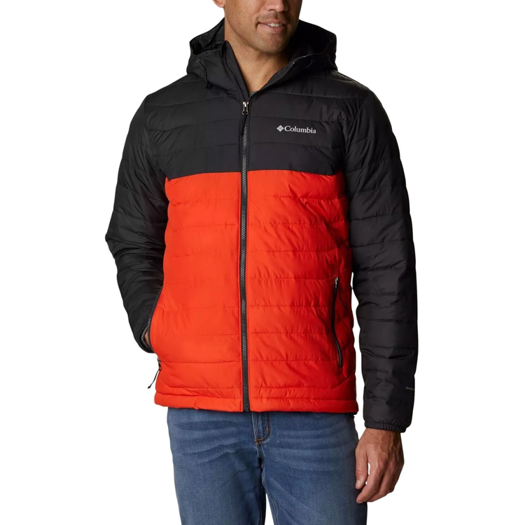 Geacă pt Barbati Columbia Powder Lite Hooded Jacket S Rosu photo 1 Geacă pt Barbati Columbia Powder Lite Hooded Jacket S Rosu photo 1