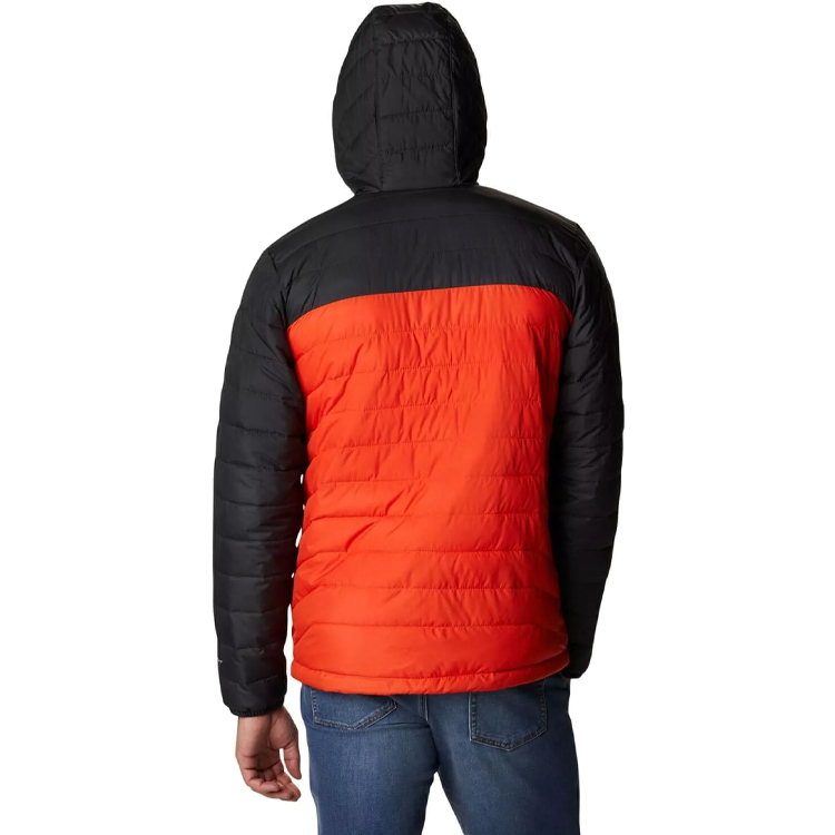 Geacă pt Barbati Columbia Powder Lite Hooded Jacket S Rosu photo 2