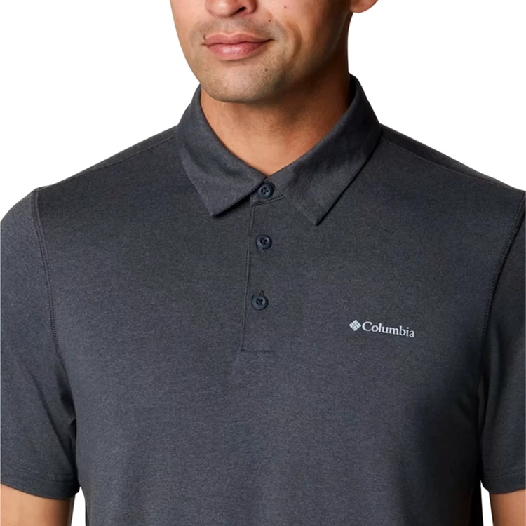  Polo pt bărbați Columbia Tech Trail Polo S Gri  photo 5
