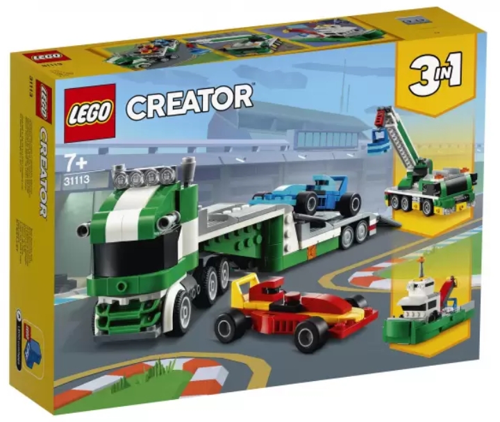Constructor Lego Creator Race Car Transporter 31113 de la 7+ ani photo 1