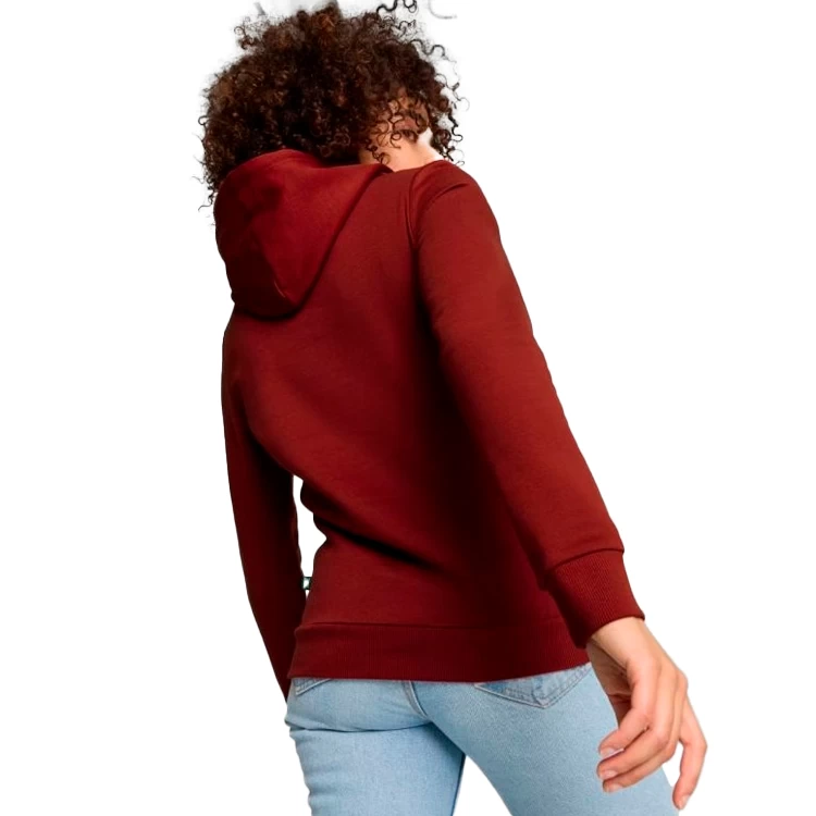 Толстовка Puma ESS Logo Hoodie FL M Бордовый Женский photo 5