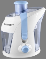 Соковыжималка центробежная Scarlett SC-1013, 300 Вт, 2 скоростей, Белый thumbnav 1