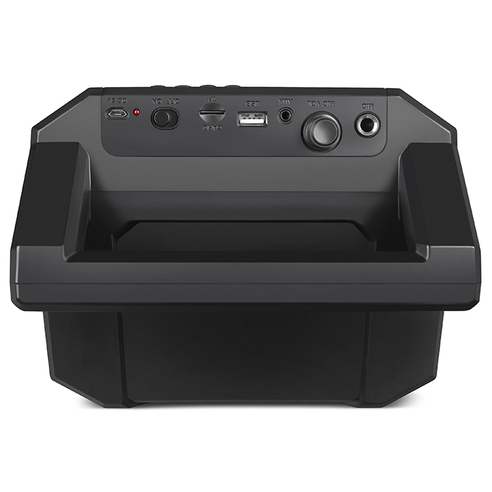 SVEN PS-440, black (20W, TWS, Bluetooth, FM, USB, microSD, LED-display, RC, 2x2000mA*h) photo 2