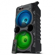 SVEN PS-440, black (20W, TWS, Bluetooth, FM, USB, microSD, LED-display, RC, 2x2000mA*h) thumbnav 1