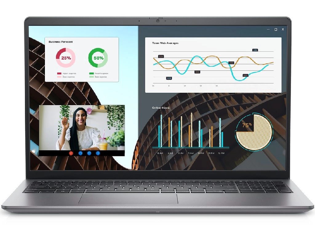 DELL Vostro 15 3000 (3530) Titan Gray Aluminum, 15.6" FHD AG WVA 120Hz 250nits (Intel Core i5-1335U, 8GB (1x8GB), 512GB M.2 PCIe NVMe SSD, Intel UHD Graphics, CR, HDMI, LAN, WiFi 802.11ac 1x1 +BT, 3cell 41WHr BT, HD Cam, Backlit KB, Win11Pro, 1.83kg ) photo 1