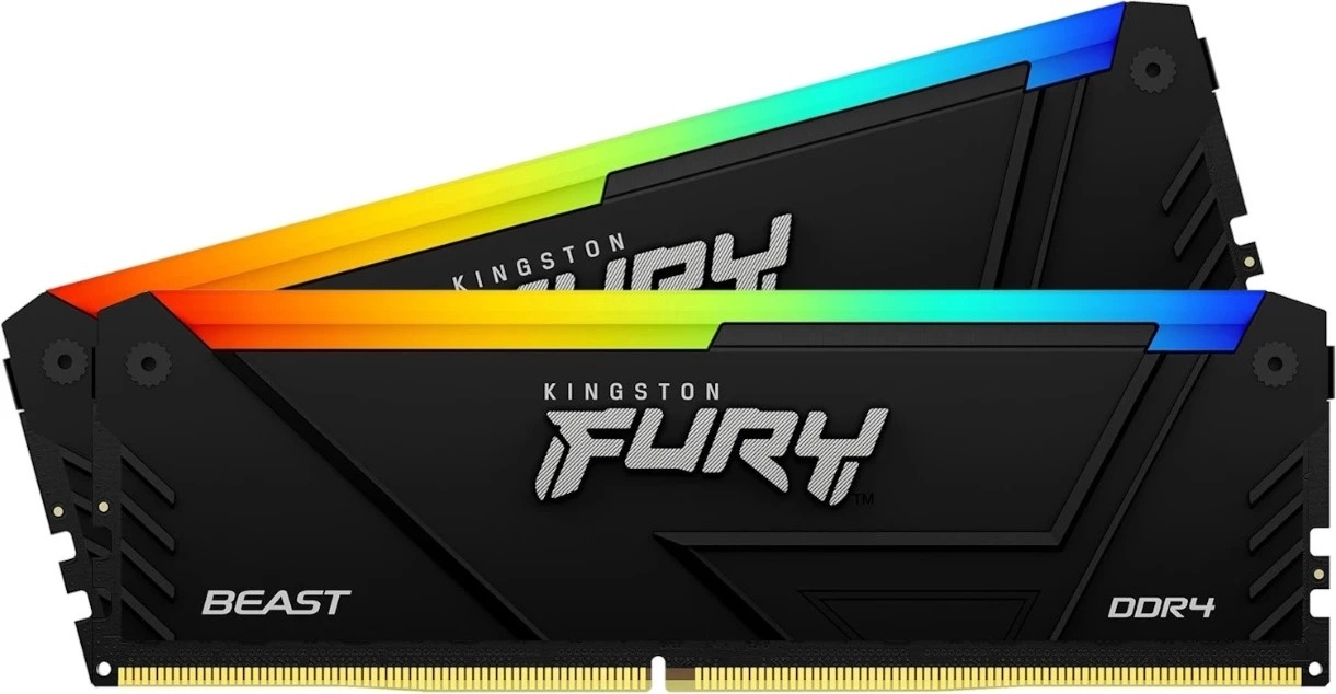 Memorie operativa Kingston FURY Beast DDR4 RGB DDR4-3200 64GB (Kit of 2*32GB) photo 1