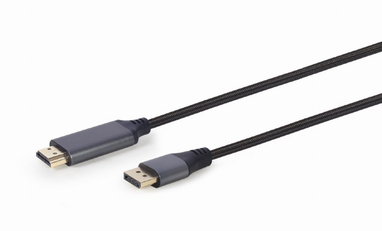 Кабель DP-HDMI  Cablexpert CC-DP-HDMI-4K-6, 1.8m photo 2