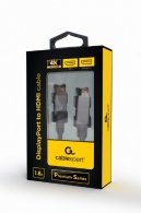 Кабель DP-HDMI  Cablexpert CC-DP-HDMI-4K-6, 1.8m thumbnav 3