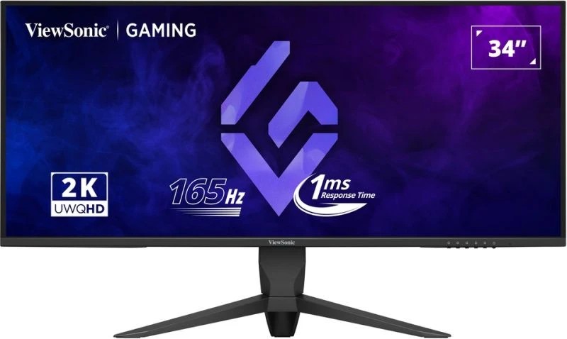 34.0” Игровой Монитор VIEWSONIC VX3218C-2K / UltraWide / 1ms / 21:9 / 165Hz / Black photo 1