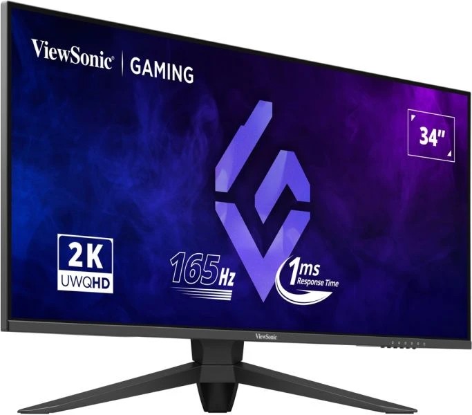 34.0” Игровой Монитор VIEWSONIC VX3218C-2K / UltraWide / 1ms / 21:9 / 165Hz / Black photo 2