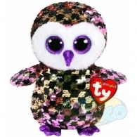 TY TY36785 Bb Flippables Checks - Pink-Black Owl 24cm 