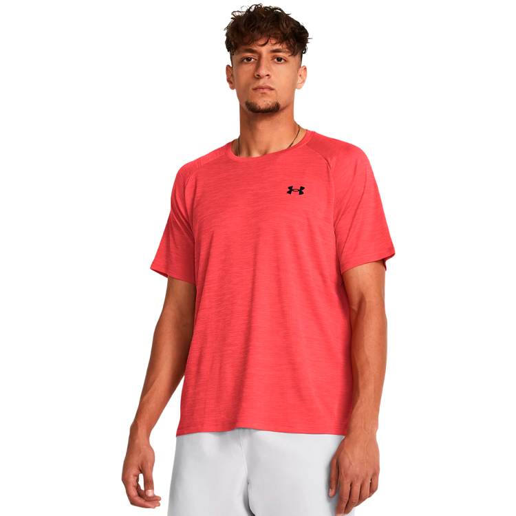 Футболка мужская Under Armour UA Tech Textured SS S Красный photo 2