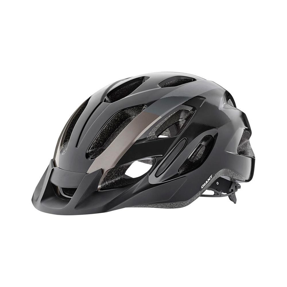 Casca de bicicleta Giant COMPEL GLOSS BLACK 49­57CM Negru 800001014 photo 1