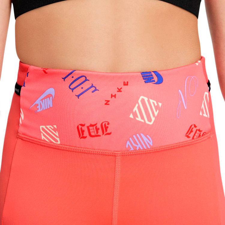 Легинсы Nike G NK DF ONE LUXE LEGGING AOP / Женский / L / Оранжевый photo 3