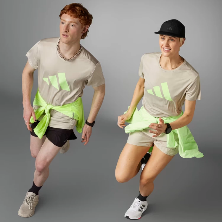 Tricou Adidas RUN IT TEE / Femei / S / Bej photo 5