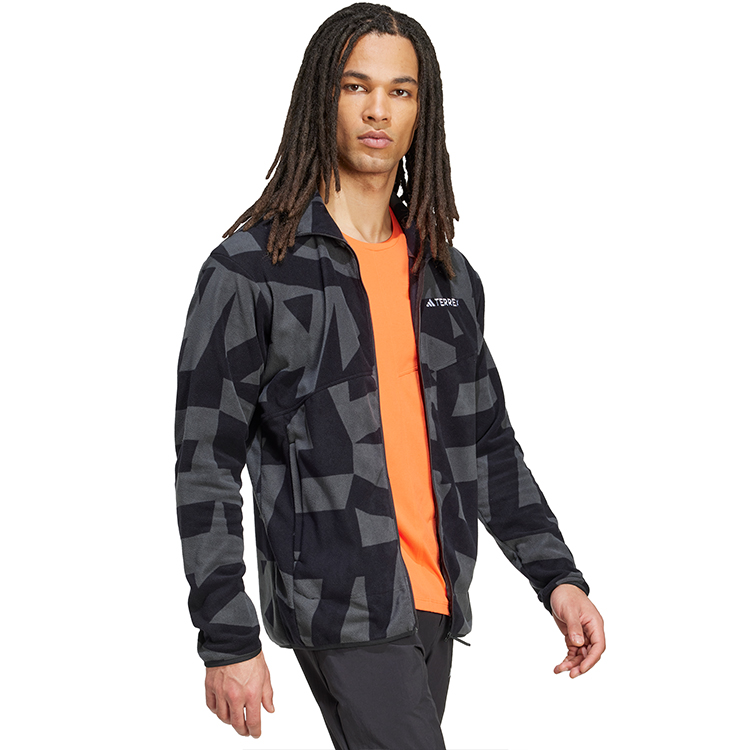 Hanorac pt bărbați Adidas MT AOP FZ FL S Negru photo 2