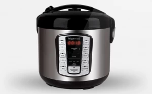 Мультиварка Maxwell MW3814, 900 Вт, 12 программ, Черный с нержавеющей сталью 