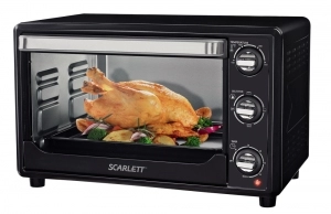 Cuptor electric Scarlett SC-EO93O14, 25 l, 1500 W, Negru 