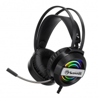 MARVO "HG8902", Gaming Headset, Microphone, 50mm driver unit, Volume control, USB, cable 2.1m thumbnav 1