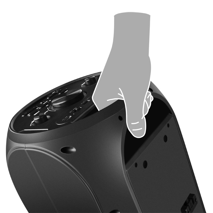 SVEN PS-720, black (80W, TWS, Bluetooth, FM, USB, microSD, LED-display, 2x4400mA*h) photo 2