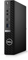 DELL OptiPlex 5000 MFF lntel® Core® i5-12500T (6 Cores/18MB/12T/2.0GHz to 4.4GHz/35W), 8GB (1X8GB) DDR4, M.2 256GB PCIe NVMe SSD, Intel Integrated Graphics, WiFi6E 2x2+BT5.3,  TPM, NO ODD, USB mouse MS116, USB KB216, PSU 65W, Ubuntu, 3Y Warranty, Black. 