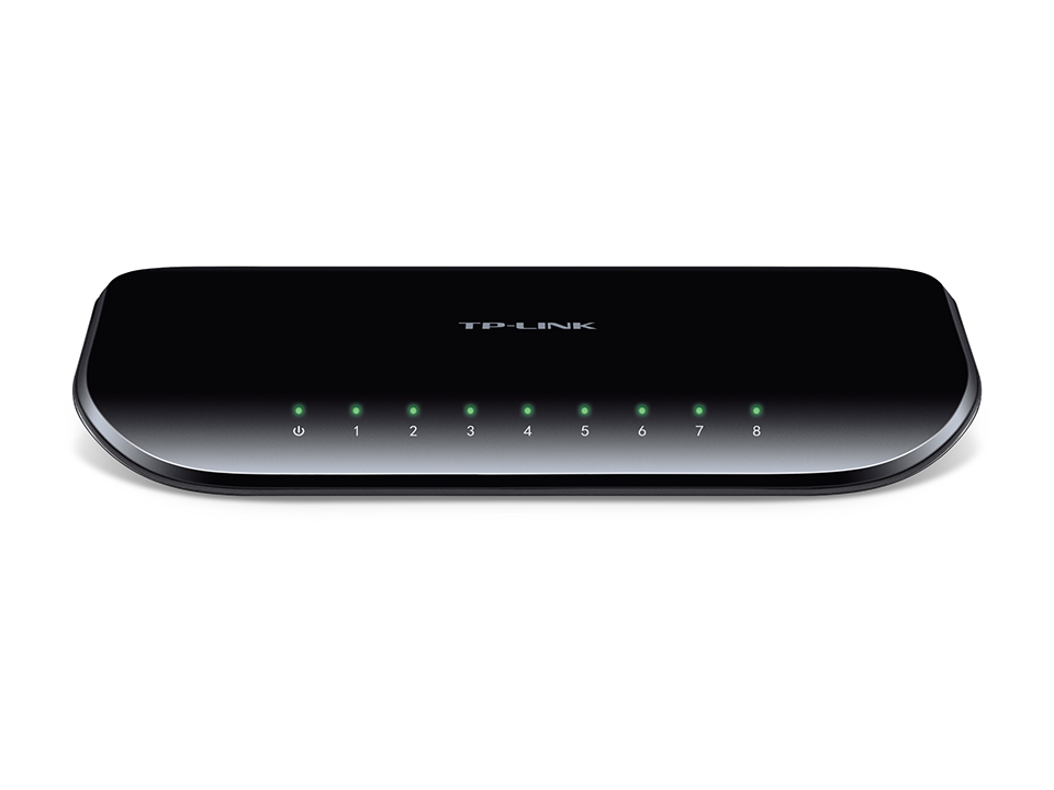 TP-LINK TL-SG1008D 8-port Gigabit Switch, 8 10/100/1000M RJ45 ports, plastic case photo 1 TP-LINK TL-SG1008D 8-port Gigabit Switch, 8 10/100/1000M RJ45 ports, plastic case photo 1