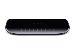 TP-LINK TL-SG1008D  8-port Gigabit Switch, 8 10/100/1000M RJ45 ports, plastic case thumbnav 1