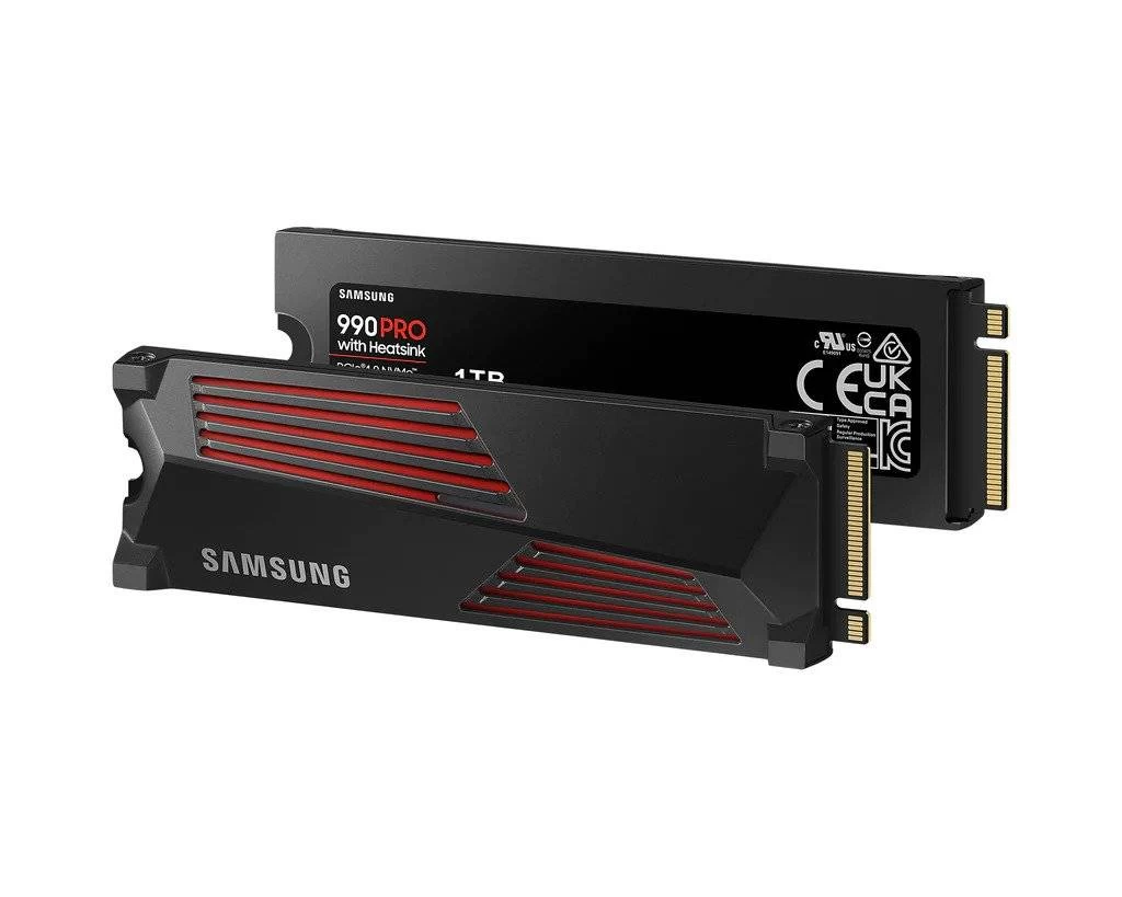 M.2 NVMe SSD Samsung SSD 990 PRO w/Heatsink RGB Lights / 2.0TB  / PCIe4.0 x4 / NVMe2.0 photo 2