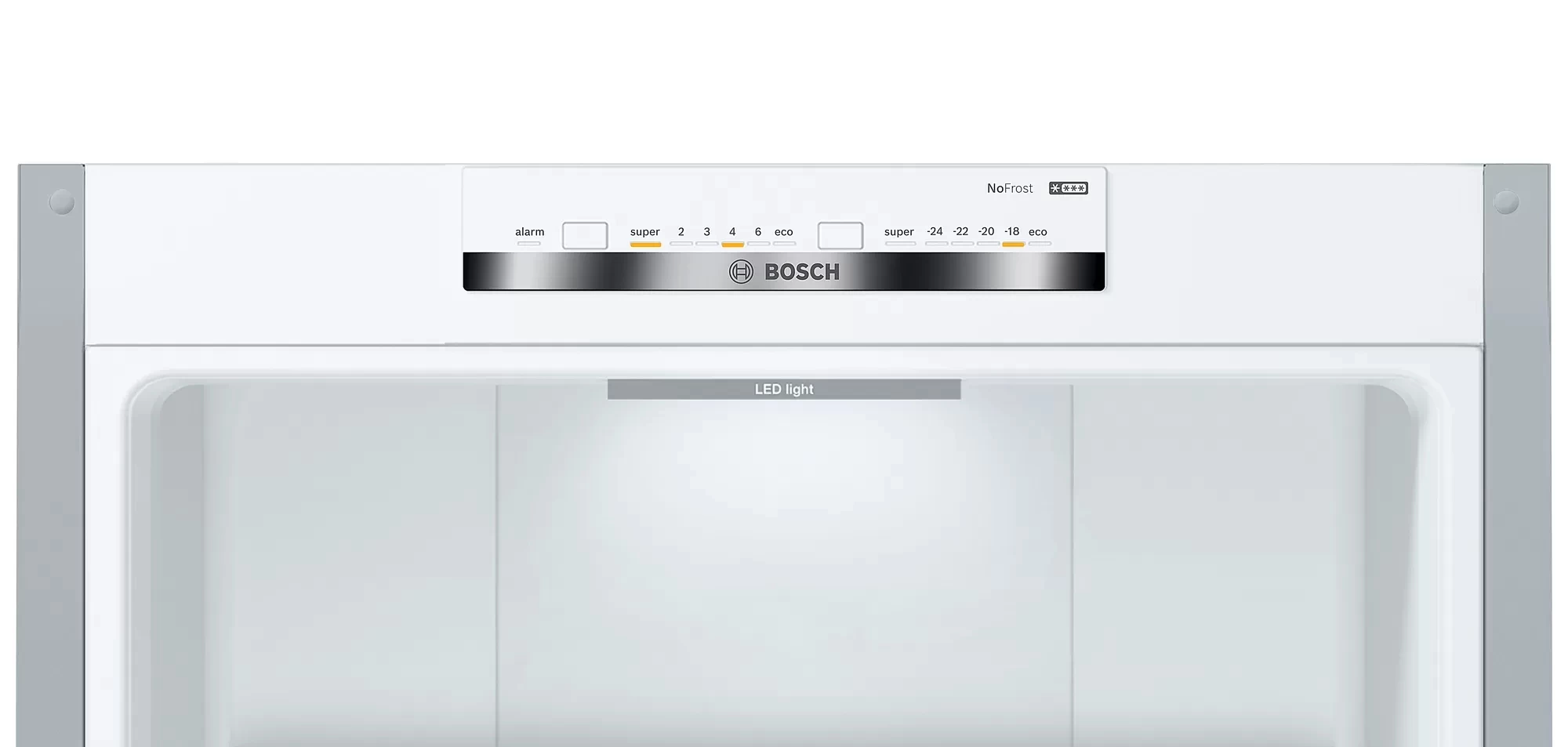 Frigider cu doua usi Bosch KGN39VI306 / 366 l / 203 cm / F / Inox photo 3