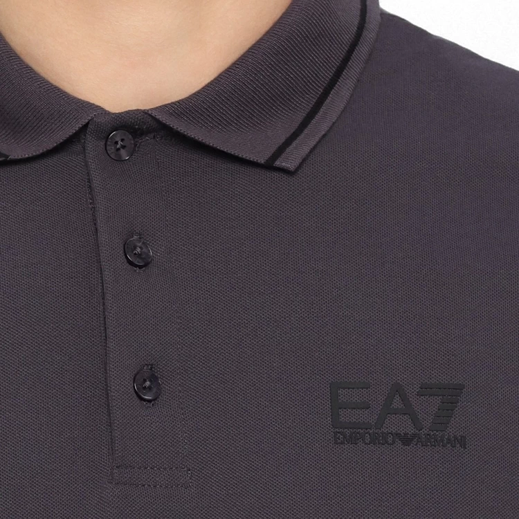 Мужские Поло EA7 EMPORIO ARMANI TRAIN CORE ID M POLO PQ ST CC S Серый photo 5