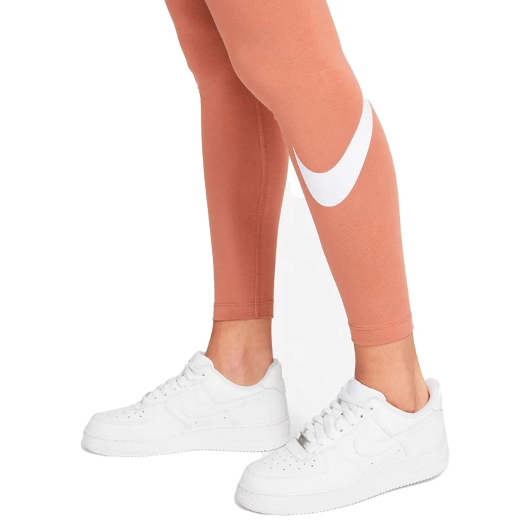Легинсы Nike W NSW ESSNTL GX MR LGGNG SWSH S Коричневый Женский photo 4