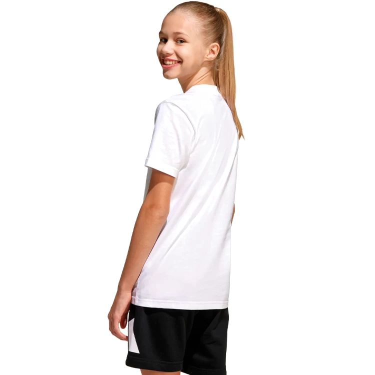 Costum tricou si sorti Adidas J BL T-SET / Unisex / 140 / Alb photo 4