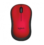Logitech Wireless Mouse M220 Red, Silent Optical Mouse for Notebooks, Nano receiver, Red, Retail 