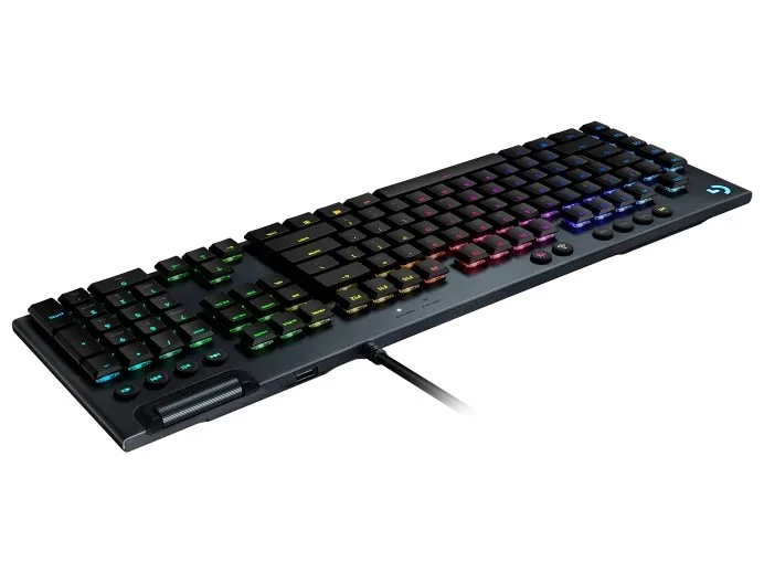 Tastatura Gaming mecanica Logitech G815 LIGHTSYNC RGB / GL Linear / CARBON / USB / LINEAR SWITCH photo 4