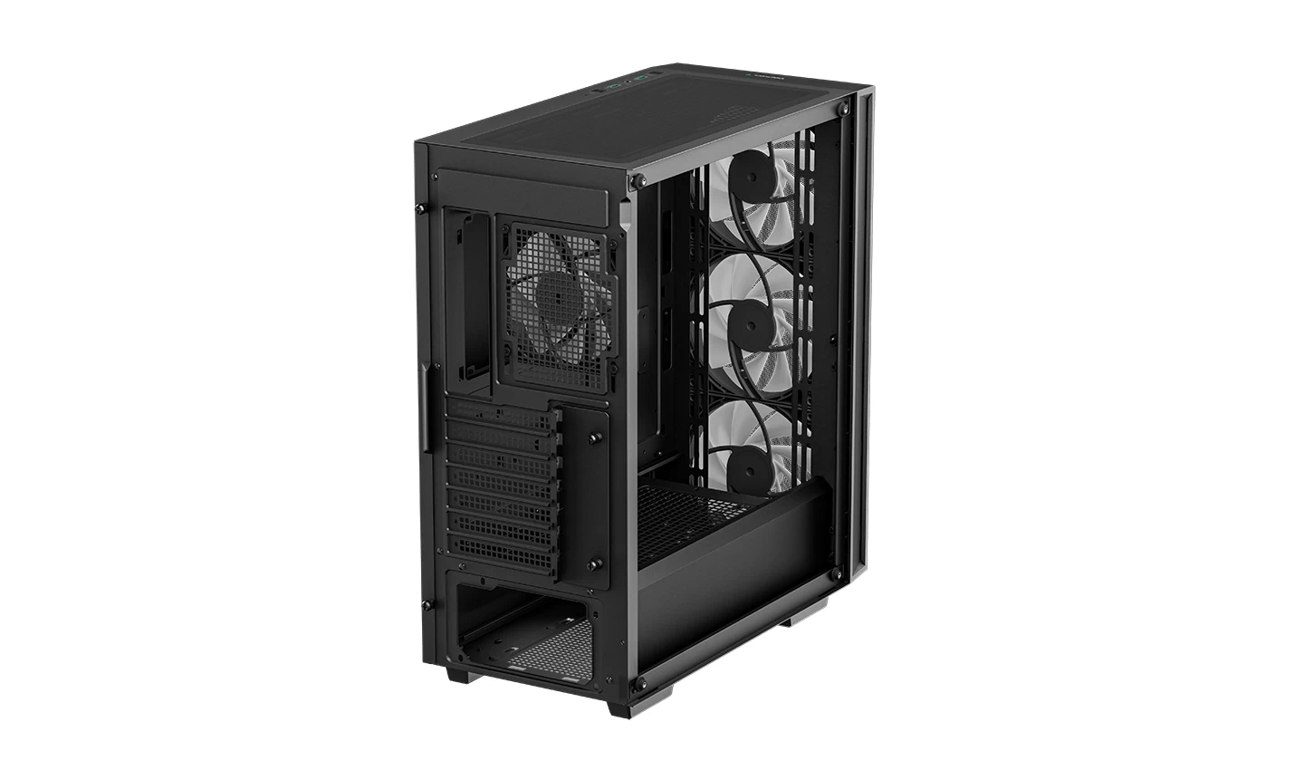 Carcasa DEEPCOOL MATREXX 55 MESH V4 / w/oPSU / Side panel / ATX / Black photo 6