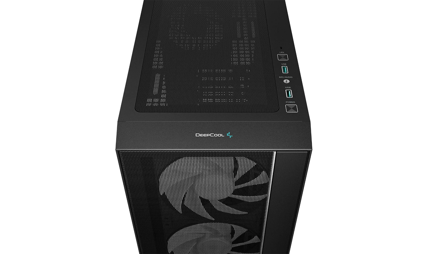 Carcasa DEEPCOOL MATREXX 55 MESH V4 / w/oPSU / Side panel / ATX / Black photo 7