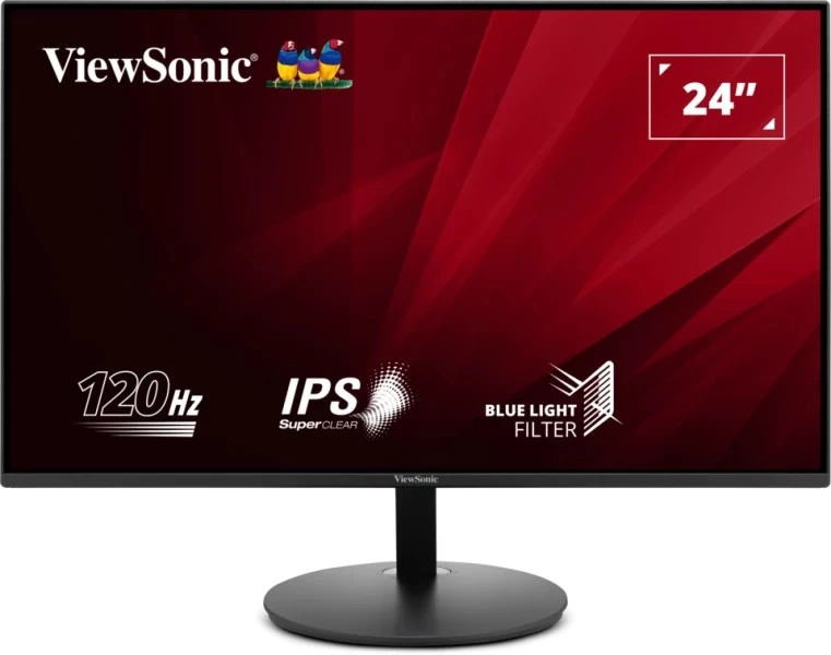 23.8” Monitor VIEWSONIC VA24E1-H / 120Hz/ 5ms / Black photo 1