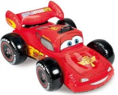 Надувной матрас- плот с ручками INTEX Cars 