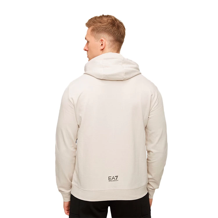 Hanorac pt bărbați EA7 EMPORIO ARMANI SWEATSHIRT XL Bej photo 4