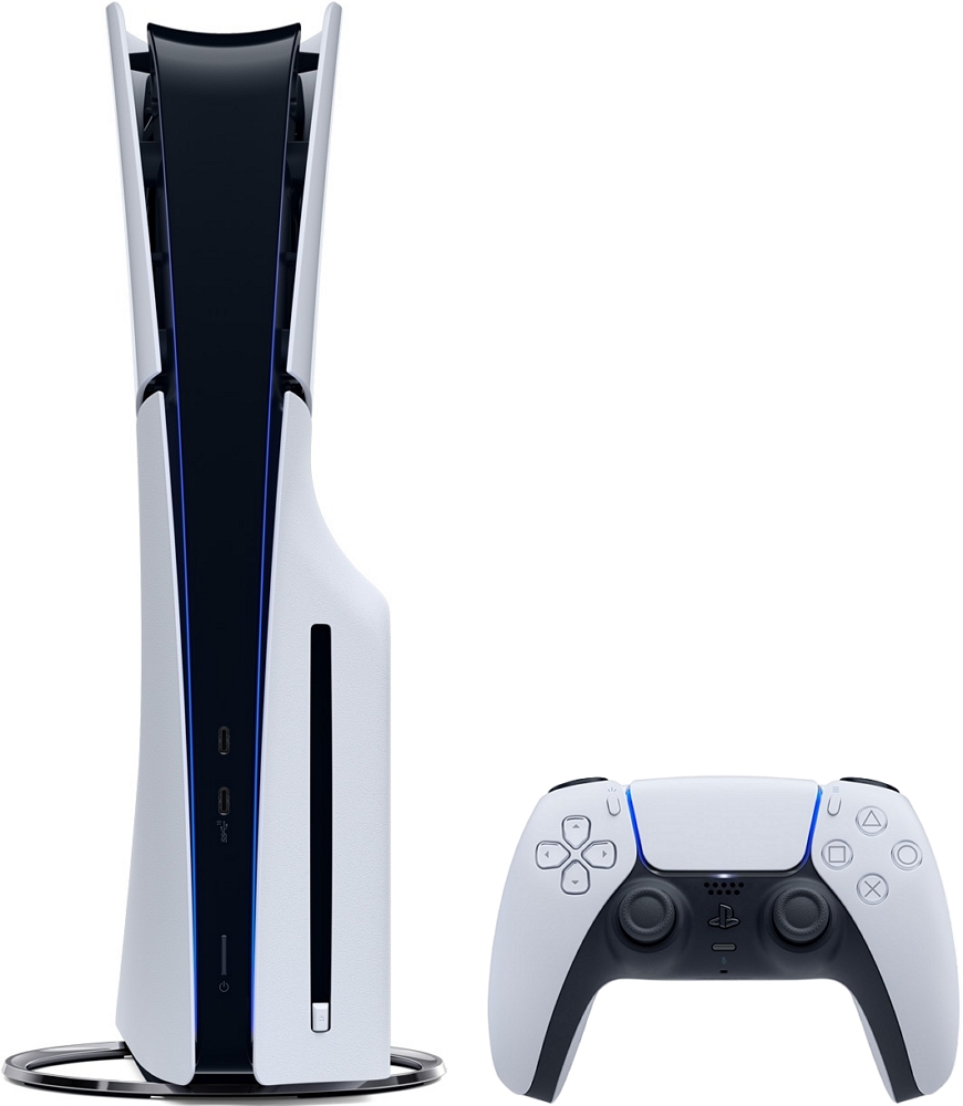 Игровая приставка Sony PlayStation 5 Slim (Blu-Ray) - White photo 1