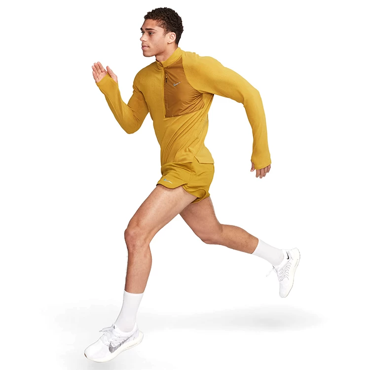 Мужская Толстовка Nike M NK DF RUN DVN MIDLYR HZ XL Коричневый photo 4