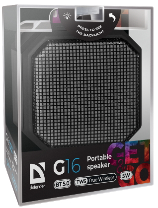Boxa portabila Defender G16 Negru photo 8