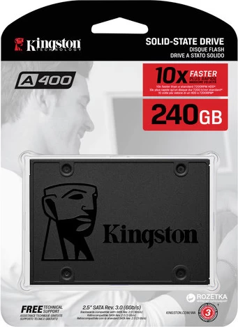 SSD 2.5” Kingston A400 240GB (SA400S37/240G) photo 2