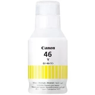 Ink Bottle Canon GI-46 Y, Yellow (4429C001), 135ml, 14000 p. (Eco 21000 p.) for MAXIFY GX3040 MAXIFY GX4040 MAXIFY GX5040 MAXIFY GX5140 MAXIFY GX5540 MAXIFY GX6040 MAXIFY GX6140 MAXIFY GX6540 MAXIFY GX7040 MAXIFY GX7140 photo 1