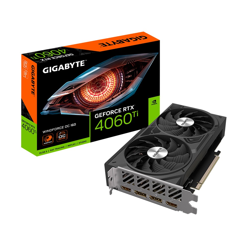 Placa video Gigabyte GeForce RTX 4060 Ti WINDFORCE OC/ 16G / GDDR6/ 128bit photo 1