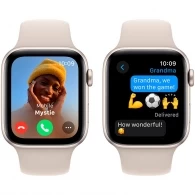 Smart watch Apple Watch SE GPS 44mm Starlight Aluminium Case with Starlight Sport Band - M/L (MRE53QI/A) thumbnav 4